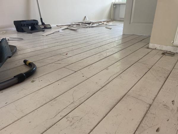 Houten vloer - in goede staat