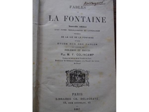 Paris en Amerique en Fables de La Fontaine