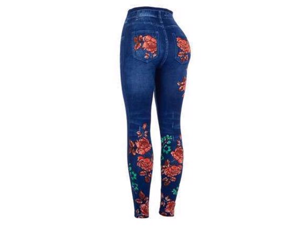 Top Look legging rozen blauw one size