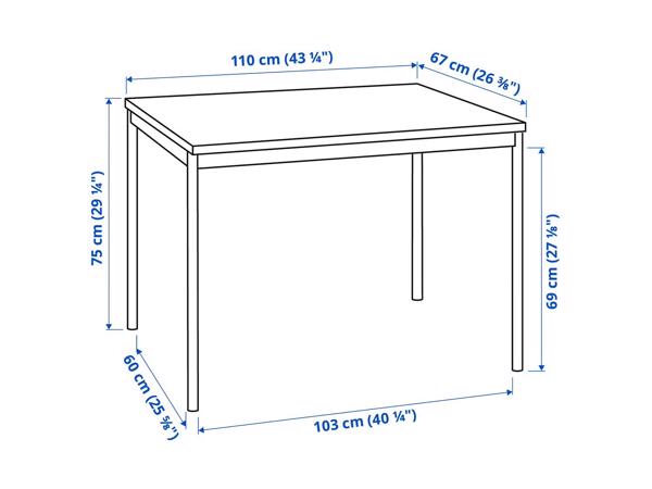 Eet tafel / tafel / zwarte tafel  Ikea Sandsberg
