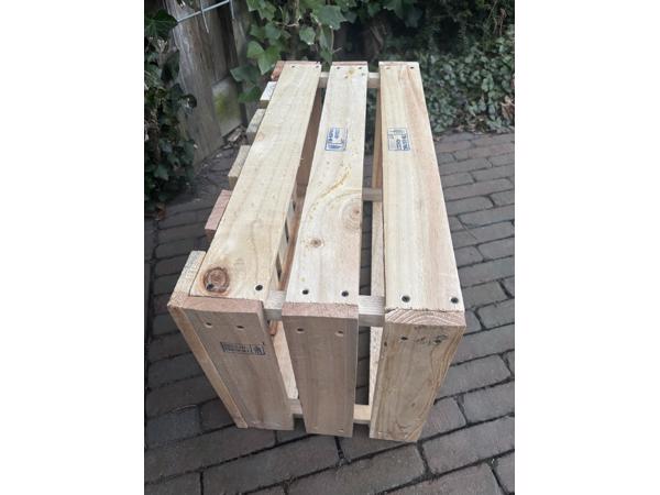 Van recycle hout kei- stevige kistjes voor vele doeleinden!