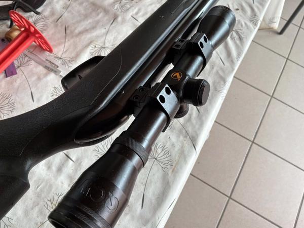 gamo 4.5 met originel richtkijker demper in zeer goede staat