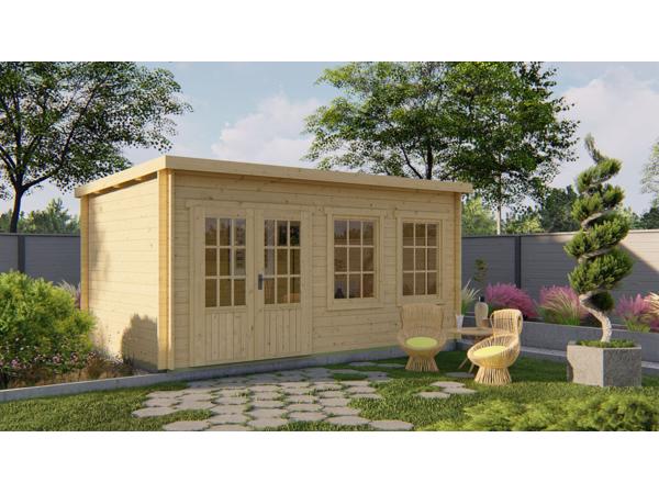 Blokhut - Tuinhuis Sadie | 40 mm | onbehandeld