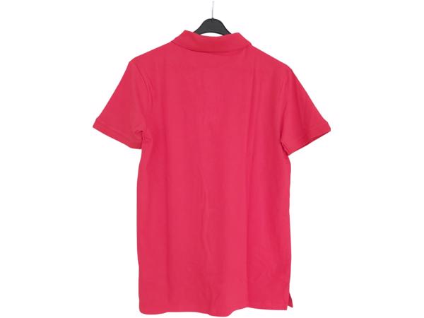 Glo-Story effen heren polo rood S