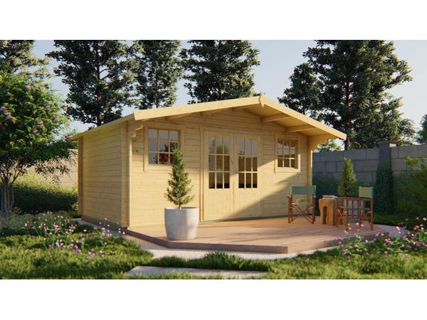 Blokhut - Tuinhuis Karen | 40 mm | onbehandeld