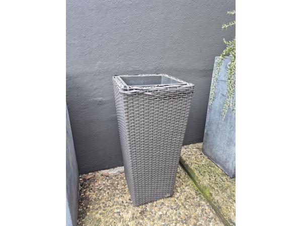 Wicker plantenbloembak