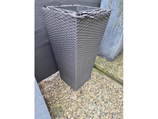 Wicker plantenbloembak
