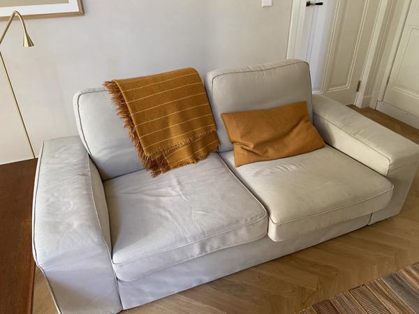 IKEA kivik 2zits en chaise longue