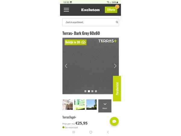 Excluton 60x60x4 (11m2) 2 kleuren