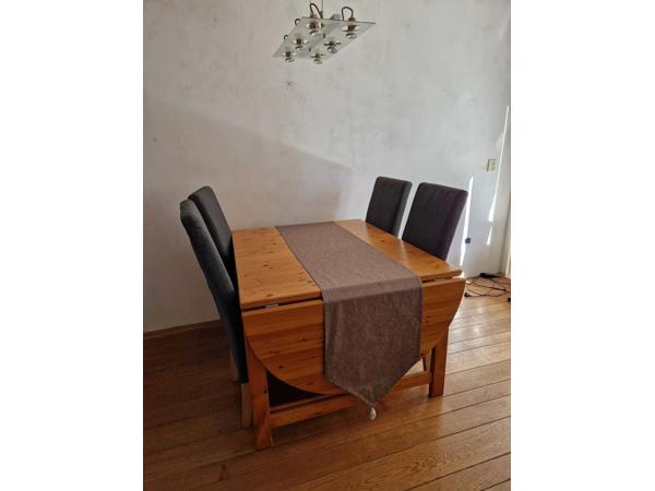 Eettafel Grenen uitklapbaar