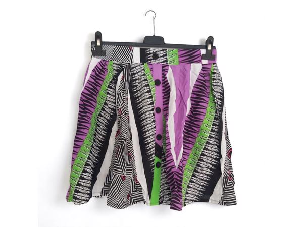 Zomer rok lila groen M/L