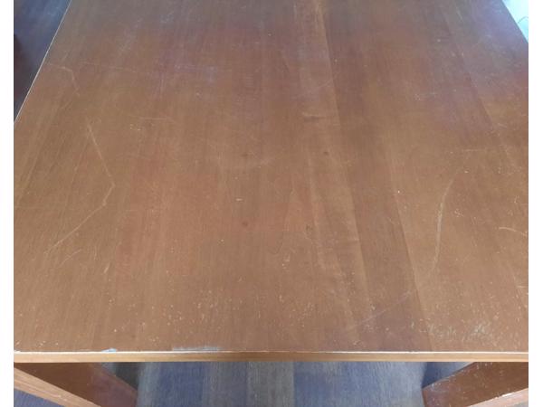 Rechthoekige houten eettafel 200 x 100 cm