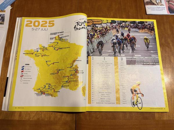 Procycling Officiele tour de France gids 2025 wielrennen