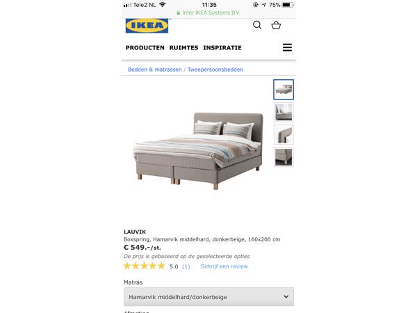 Ikea box spring