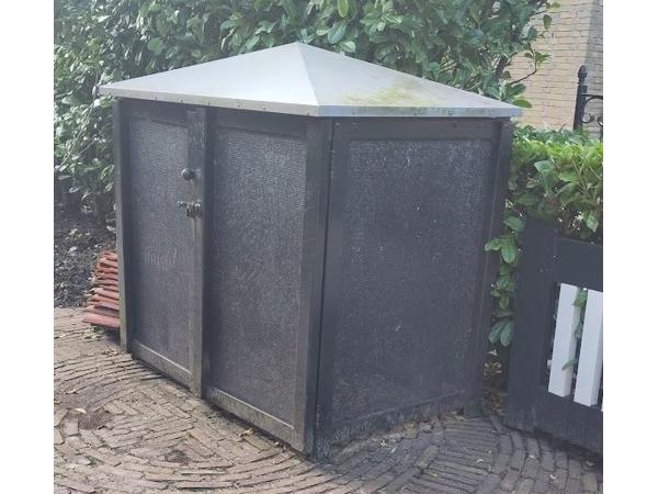 Metalen kliko huisje voor 2 kliko's