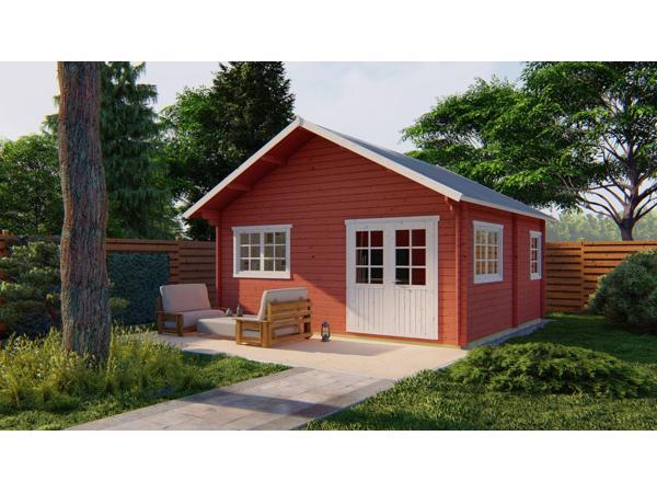 Blokhut - Tuinhuis Big Llanes | 44 mm | onbehandeld