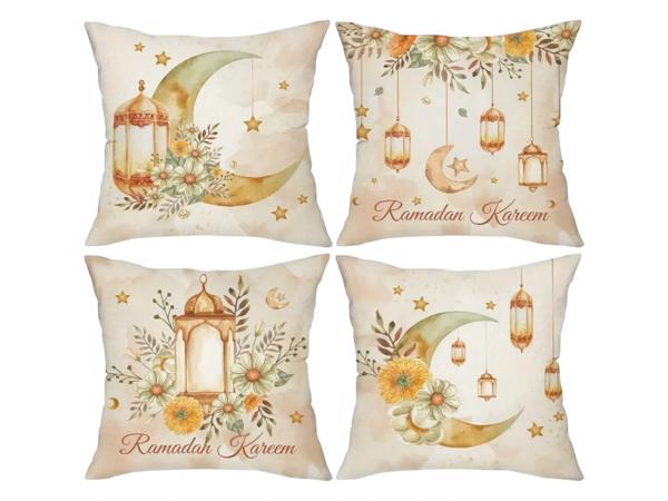 Set van 4 kussenhoezen Ramadan 50x50cm