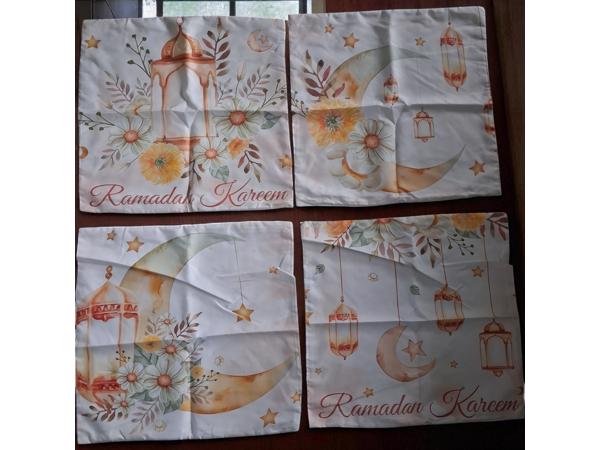 Set van 4 kussenhoezen Ramadan 50x50cm