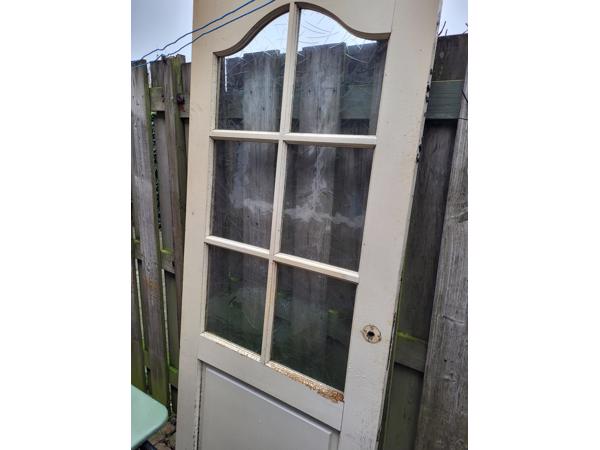 Binnendeur massief hout opknapper, stomp.