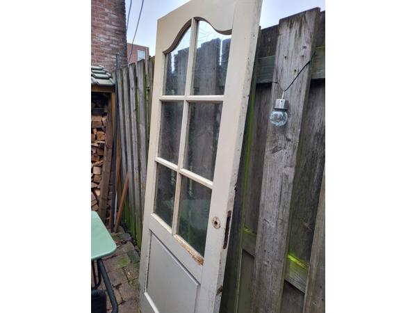 Binnendeur massief hout opknapper, stomp.