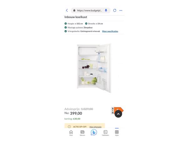 Te koop ivm toch keuze voor anderen keuken