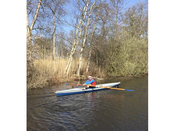 Skiff te koop voor solo roeier