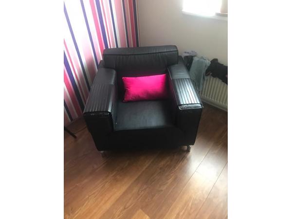 gratis 2 zitsbank + fauteuil