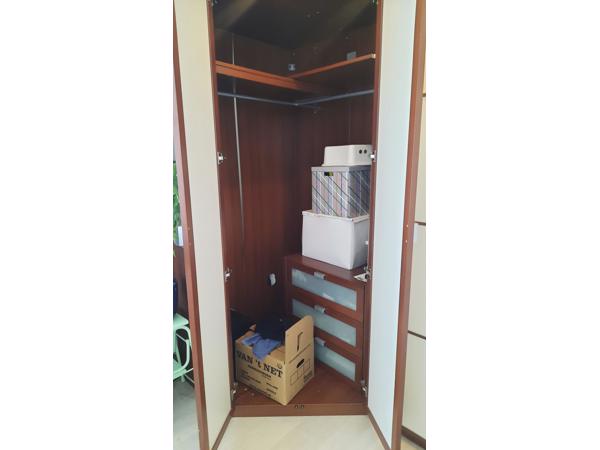 Tweepersoons bed met bijpassende kledingkast HOPEN (Ikea)