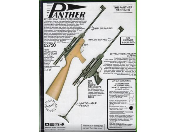 Panther Sporting Carabine 2075 luchtbuks