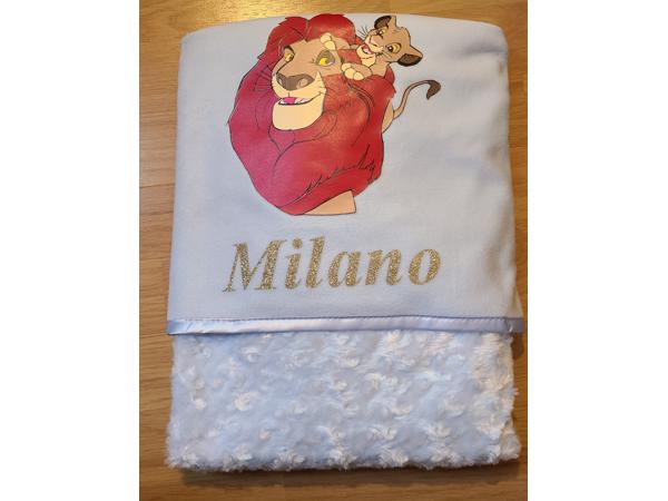 Baby dekentje met naam