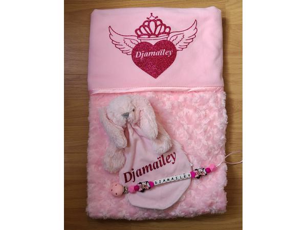 Baby dekentje met naam