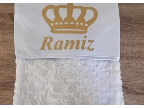 Baby dekentje met naam