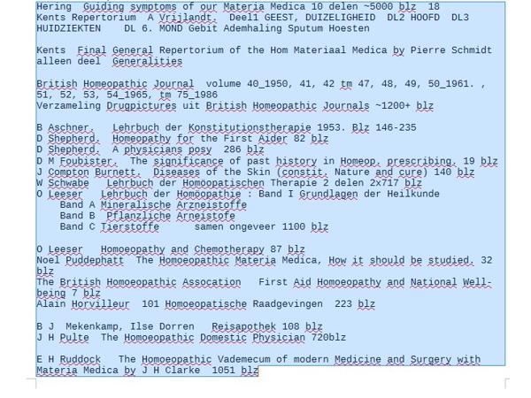 Homeopathie boeken