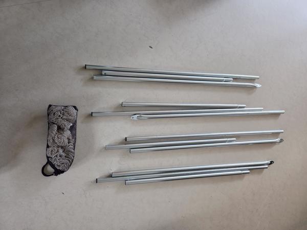 Stokkenset tarp/windscherm, 4 stuks