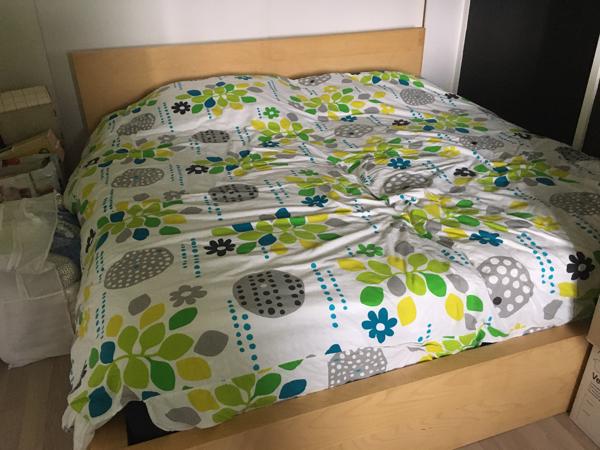 Ikea tweepersoons bed 180*200 cm incl lattenbodem en matras