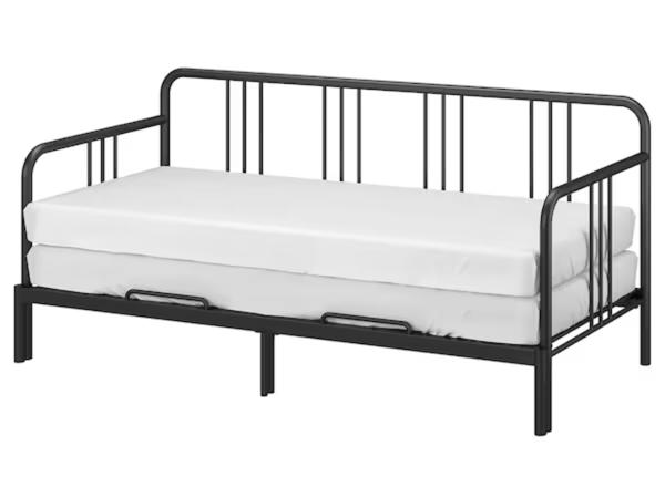 FYRESDAL Onderstel bedbank, zwart80x200 cm