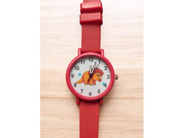 Horloge voor Kinderen - Dino - Kast 34 mm - Rood