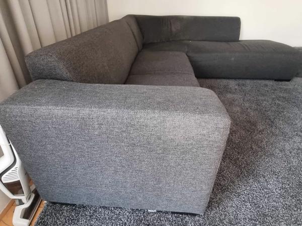 Gratis af te halen: hoekbank antraciet