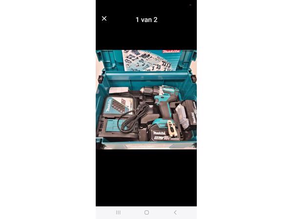 Makita DDF484 Set incl. 2x 5Ah Accu en Oplader