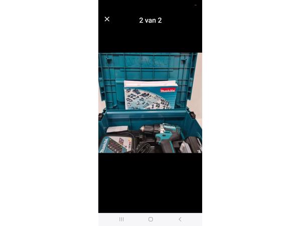 Makita DDF484 Set incl. 2x 5Ah Accu en Oplader