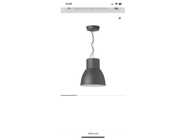 Industriele hanglamp Hektor ikea