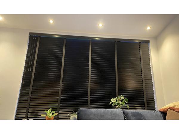 Mooie zwarte shutters