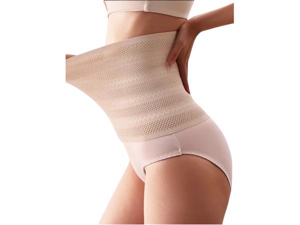 Corrigerende slip met extra hoge taileband beige XXL