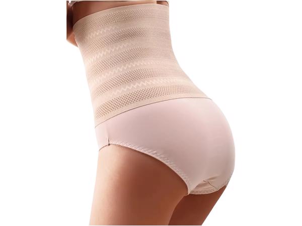 Corrigerende slip met extra hoge taileband beige XXL