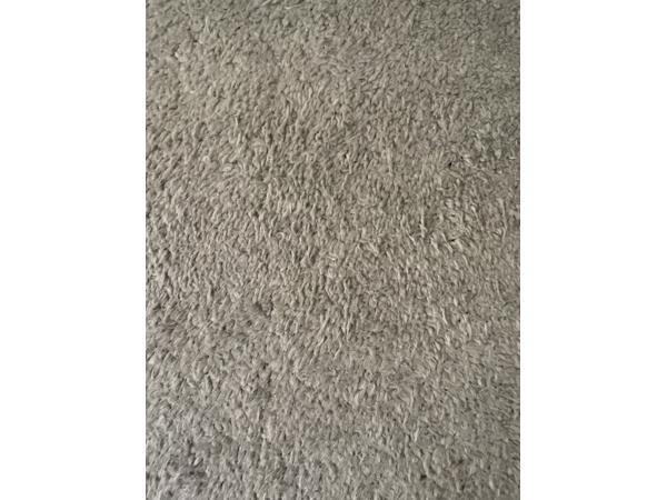 Wollen vloerkleed off-white 170x240