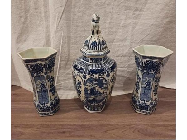 Delfts Blauw Kaststel Royal Sphinx Holland by Boch