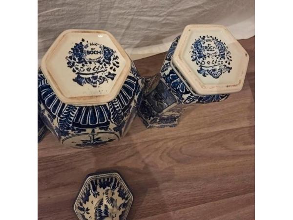 Delfts Blauw Kaststel Royal Sphinx Holland by Boch