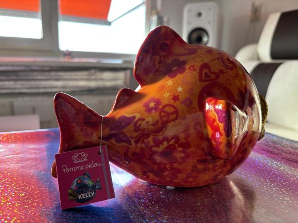 Spaarpot – Fish Kelly (M) – Kleurrijk, Uniek & Handgemaakt