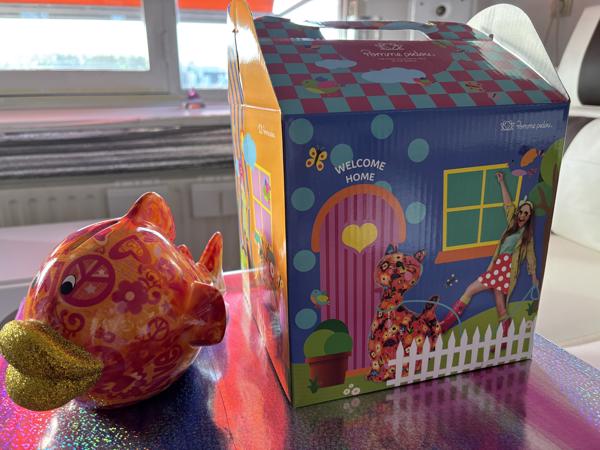 Spaarpot – Fish Kelly (M) – Kleurrijk, Uniek & Handgemaakt