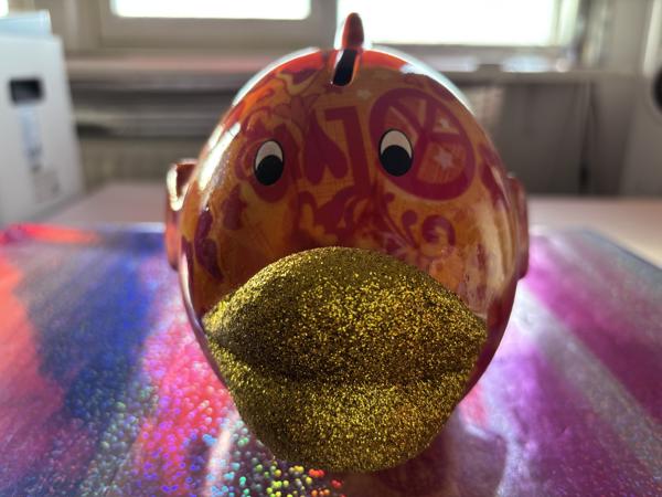 Spaarpot – Fish Kelly (M) – Kleurrijk, Uniek & Handgemaakt